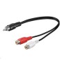 MicroConnect RCA - 2xRCA 0,20m M-F MicroConnect RCA - 2xRCA 0,20m M-F